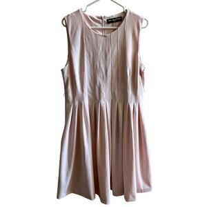 Karl Lagerfeld Pale Pink midi dress sleeveless Size 16
